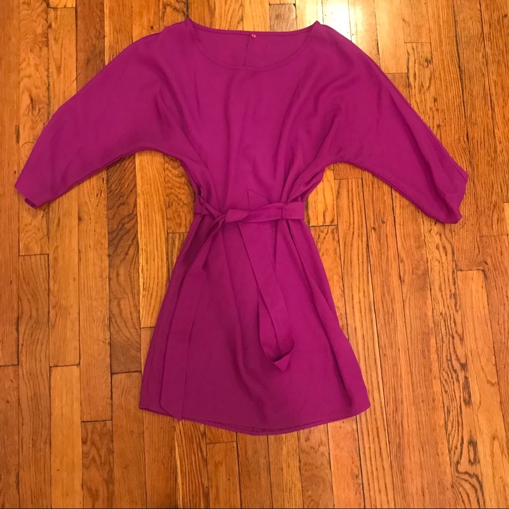 Purple tunic dress